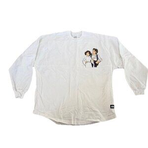 Star Wars M White Spirit Jersey Princess Leia Han Solo “I Love You” - Disney
